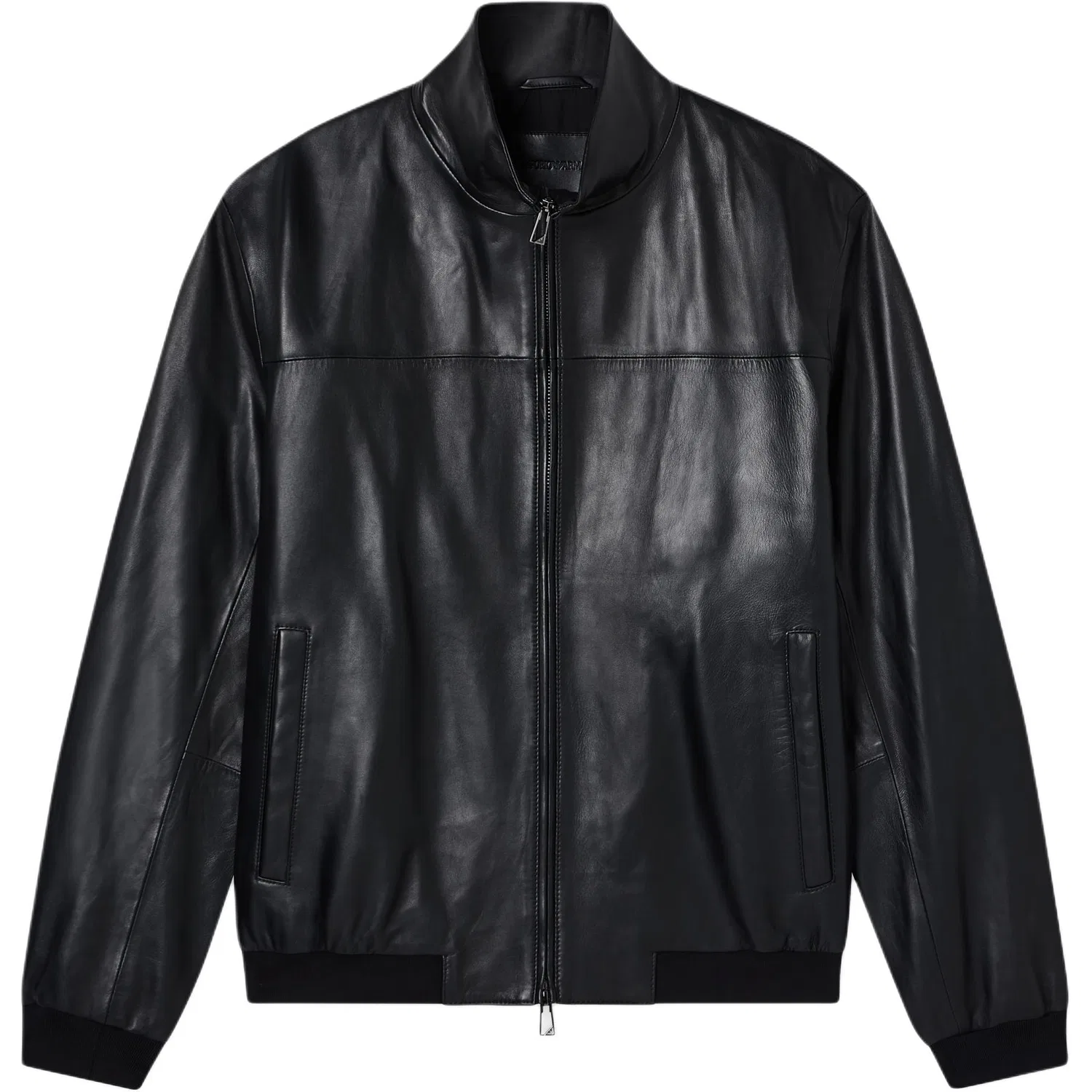 Мужская кожаная куртка EMPORIO ARMANI, Black