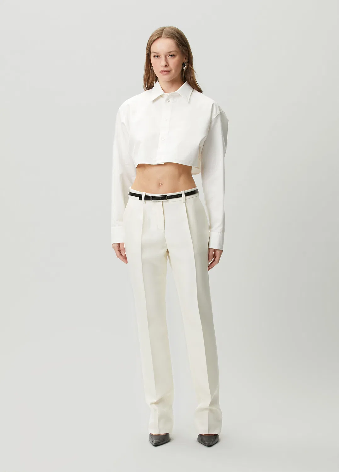 Брюки женские Balenciaga, экрю