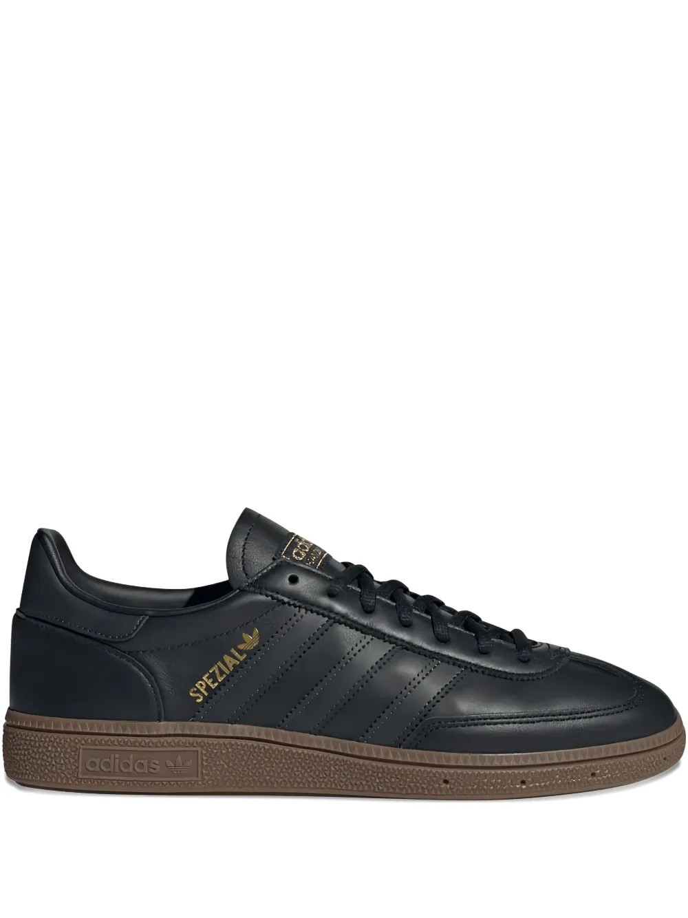 Кожаные кроссовки Handball Spezial Adidas, черный