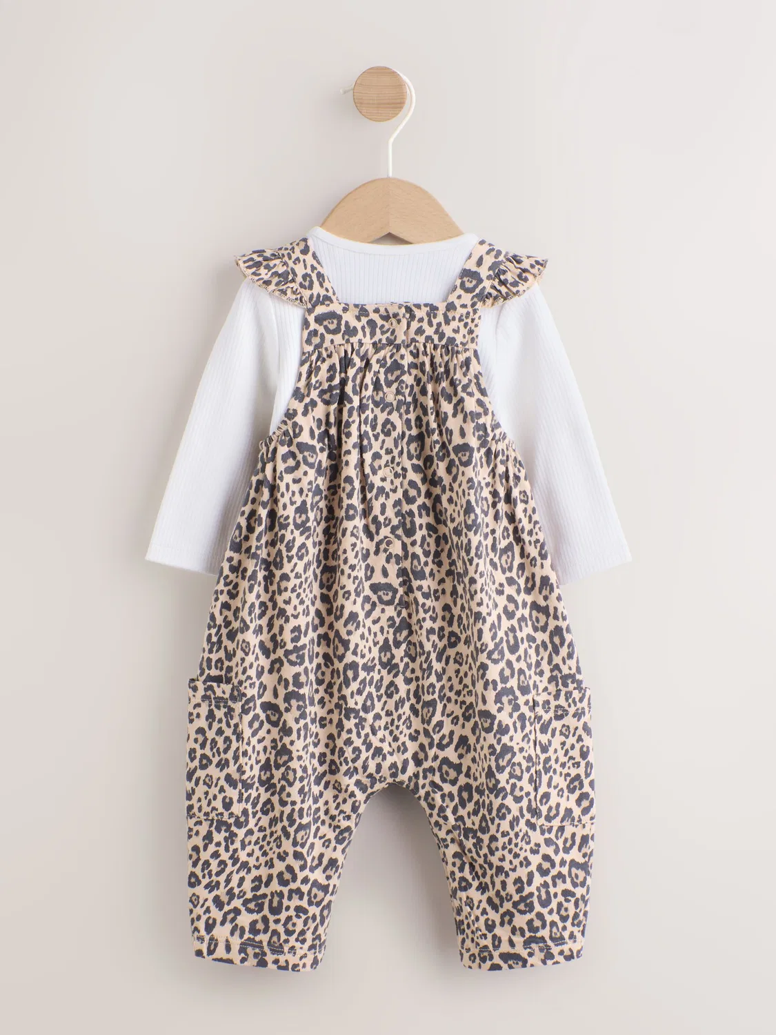 Комбинезон и боди 2 в 1, принт леопард Next, Leopard Print — фото 2