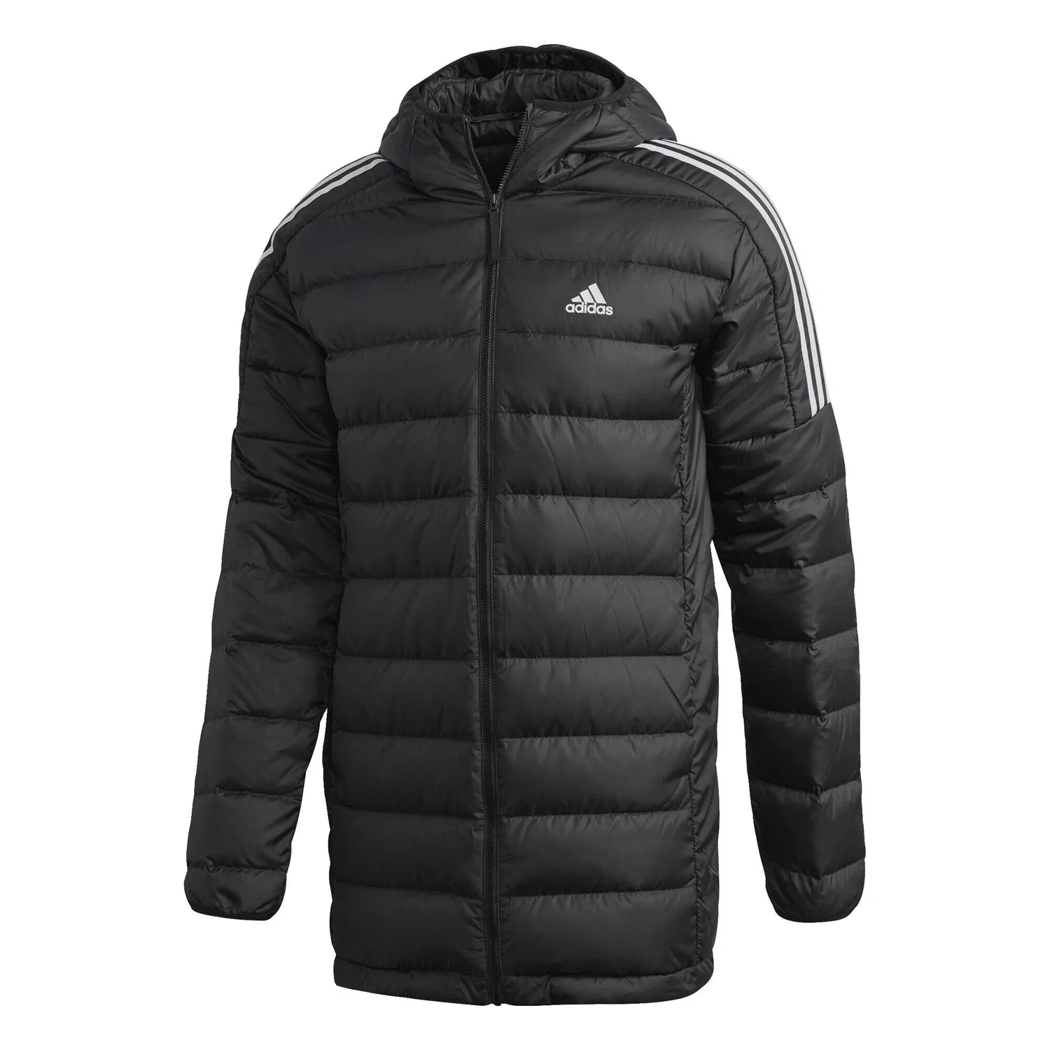 Мужской утепленный пуховик Essentials Daunenparka Adidas, Schwarz