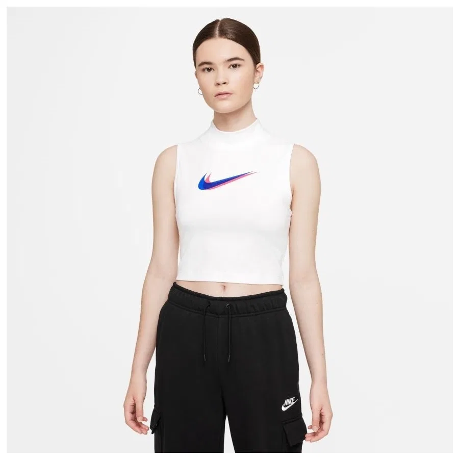 Топ с воротником-стойкой Nike Sportswear Mock-Neck, Белый