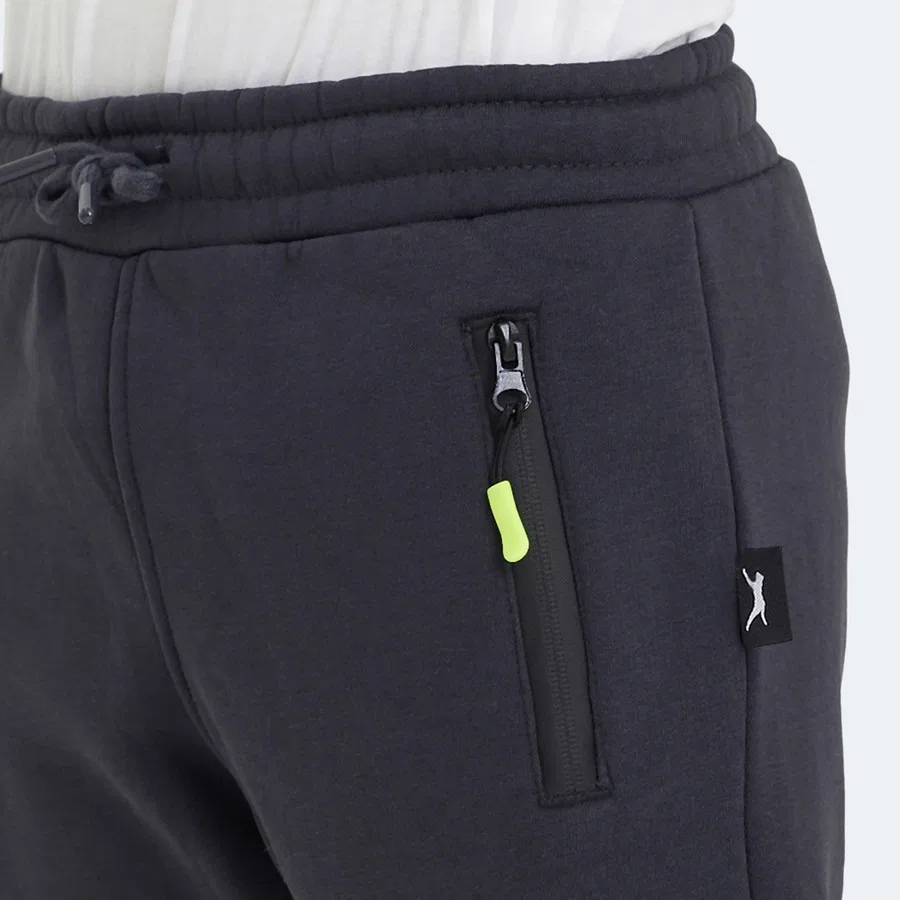 Детский спортивный брюки с принтом Slazenger LAMIS, Темно-серый — фото 4