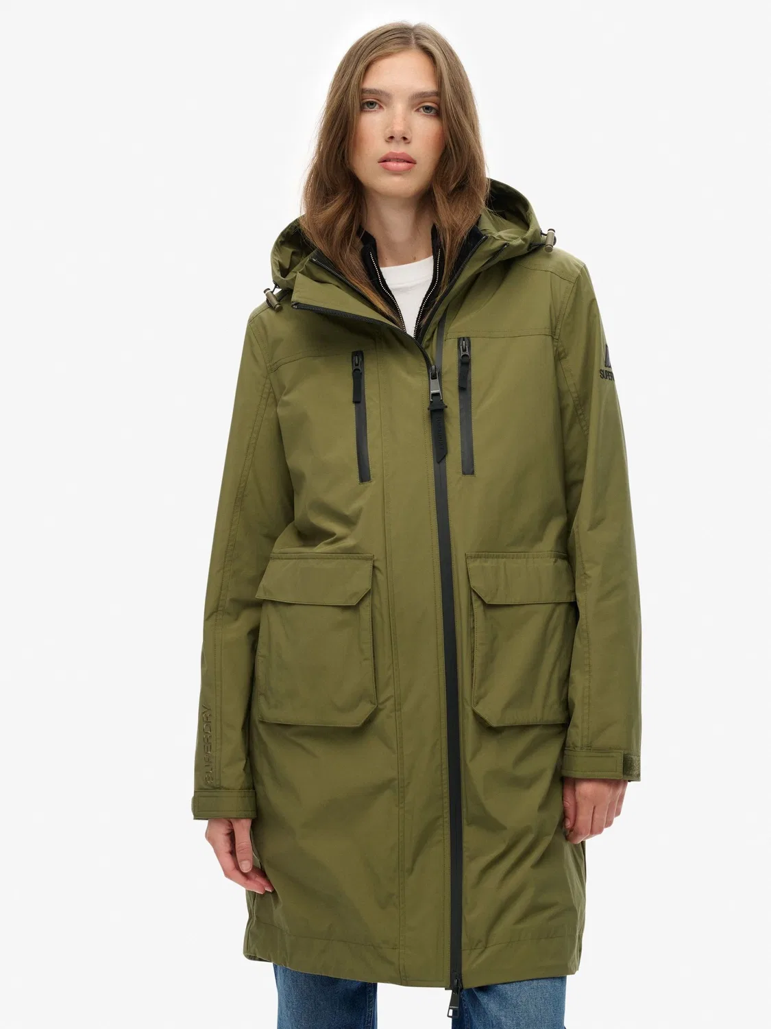 Парка удлиненная Superdry Green — фото 2