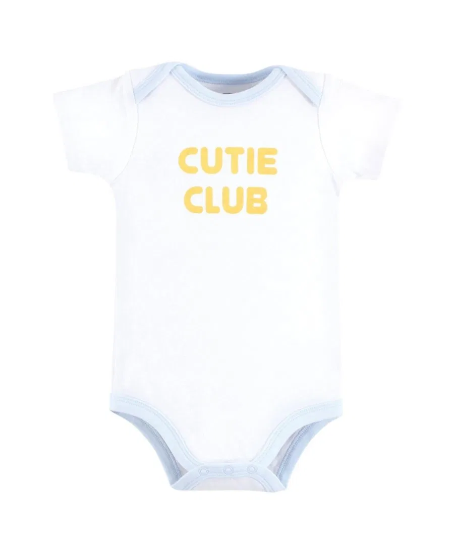 Комплект боди-комбинезонов из 3 предметов Hudson Baby, Happy Little Guy — фото 4