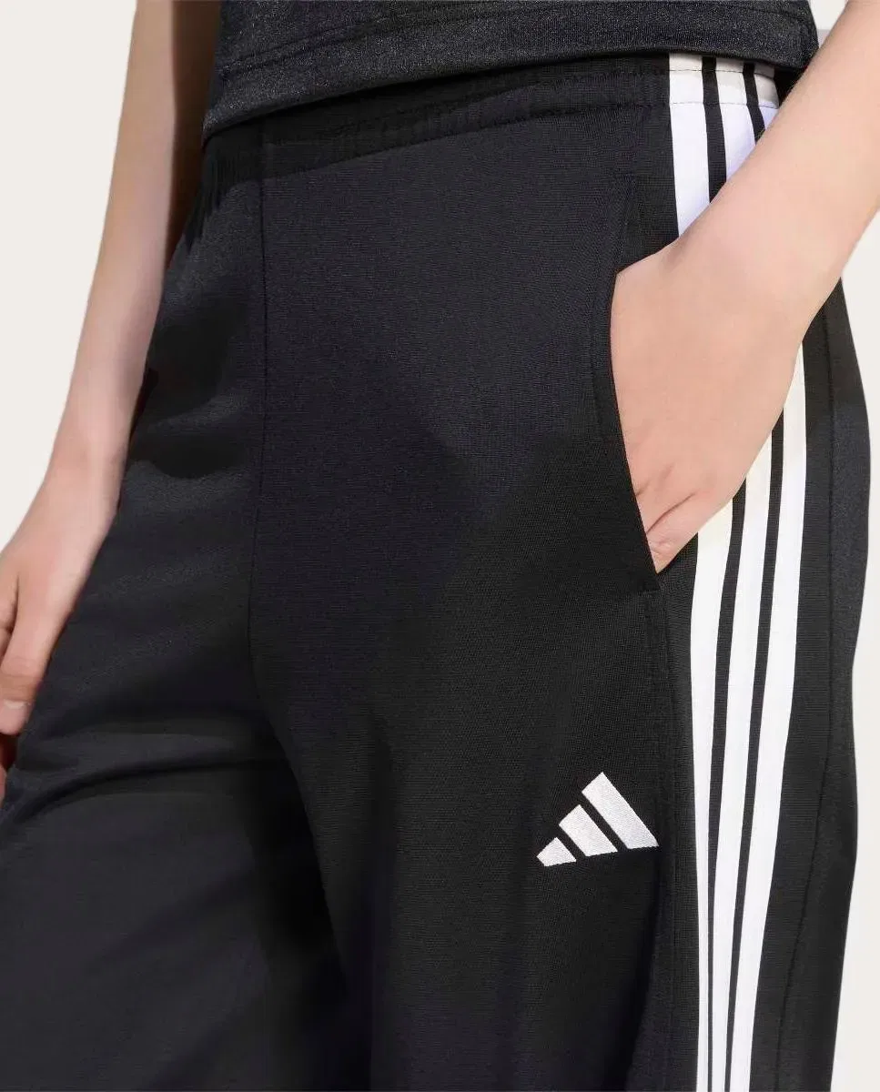 Женские спортивные штаны с широкими штанинами adidas, Negro — фото 4