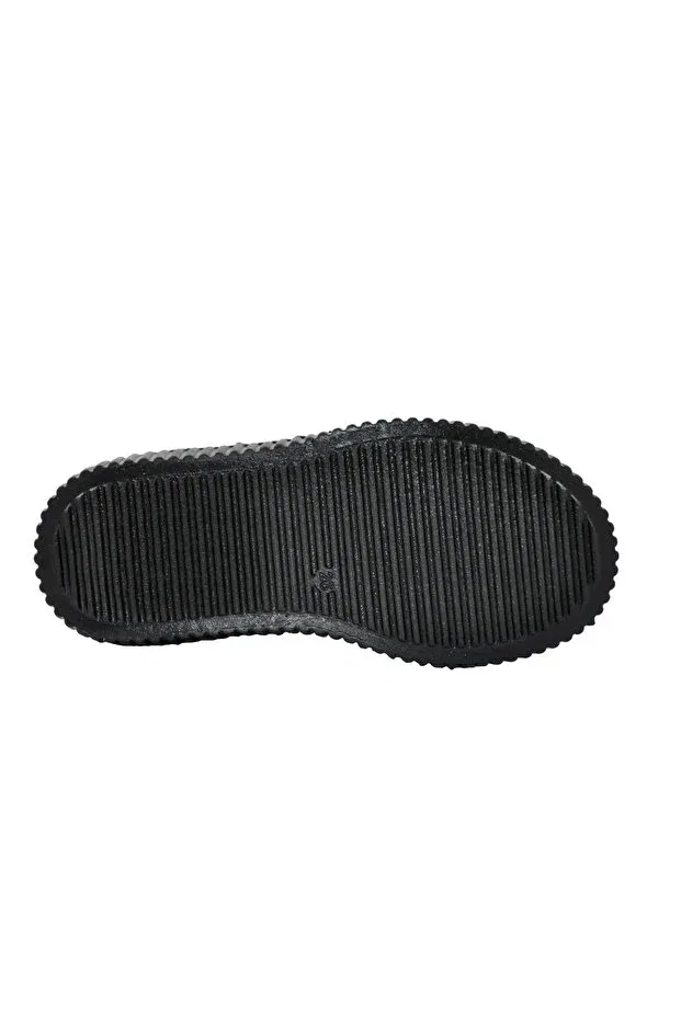 Детские ботинки для девочек с принтом Er&Çe sport kids boots&panduf Bolimex, Black — фото 2