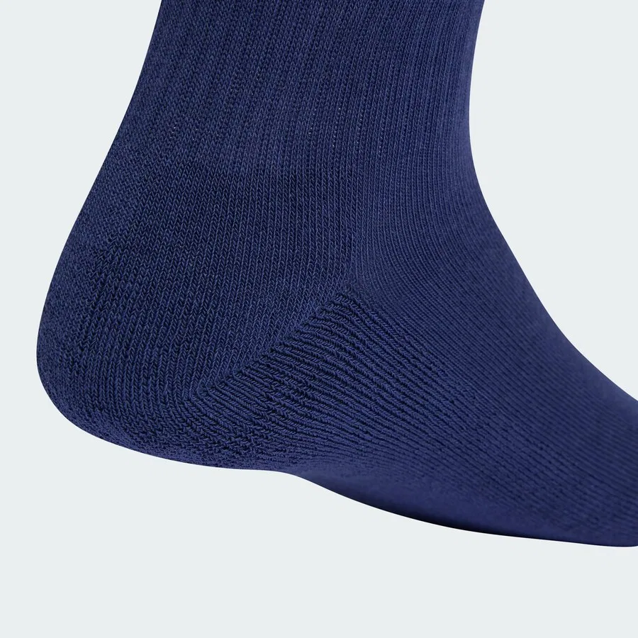 Носки ADIDAS ORIGINALS 'Trefoil Cushion' в синем, пастельно-голубом, темно-синем, желтом, еловом и красном цветах — фото 3