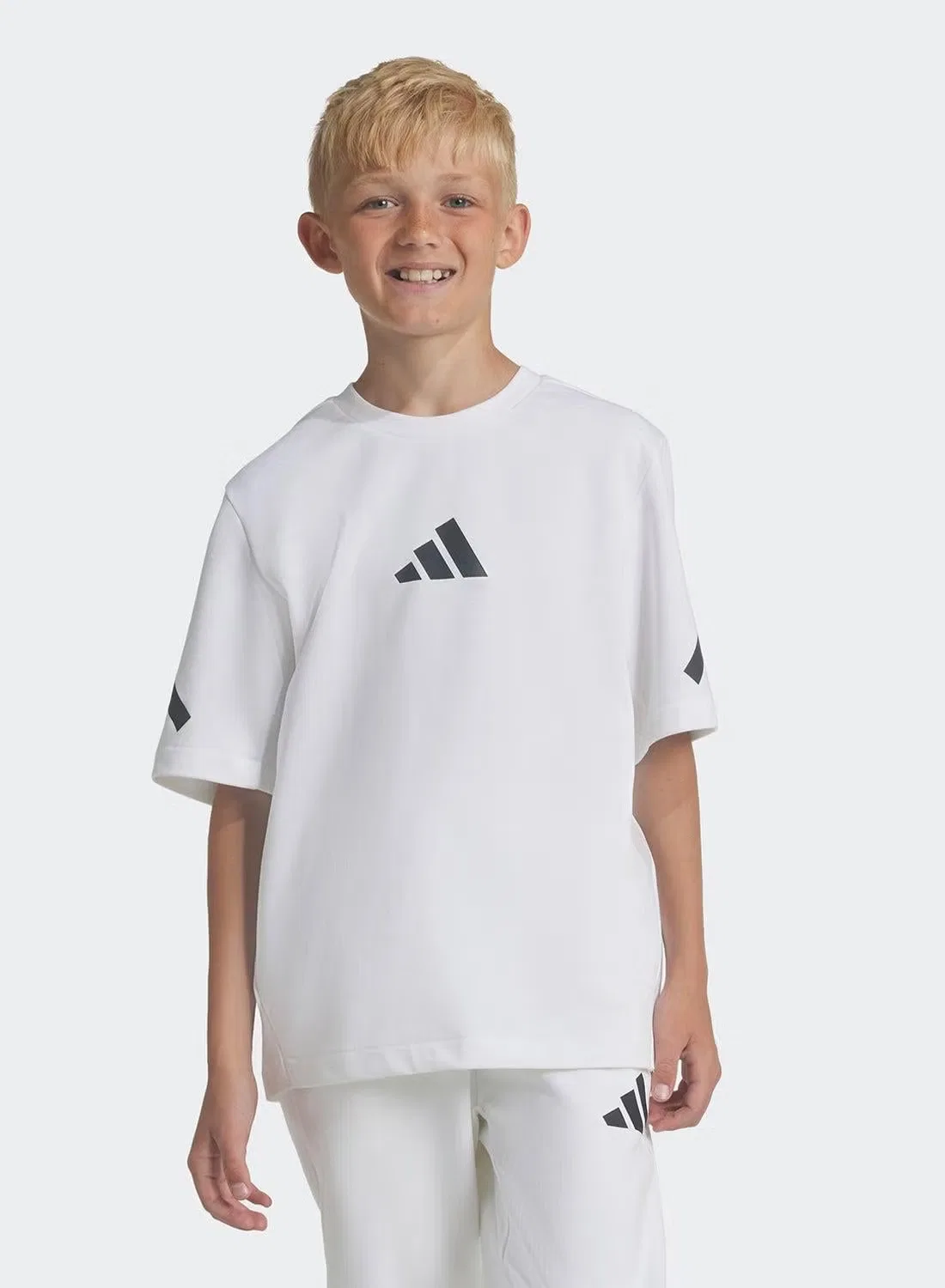 Футболка с принтом Z.N.E Adidas, белый — фото 3
