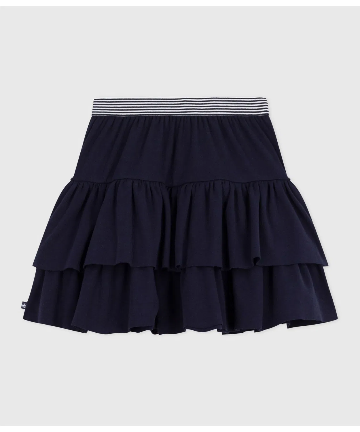 Детская юбка хлопковая с принтом PETIT BATEAU, Navy — фото 4