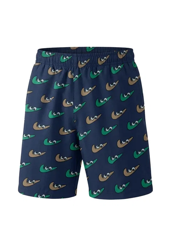 Плавки с принтом Costume boxer bambino Nike Sportswear, blu, синий — фото 2