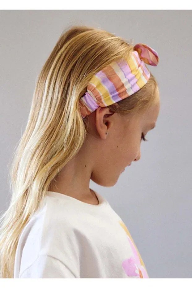 Детская футболка для девочек с принтом Summer Girl's Bandana Mayoral, Beige — фото 2