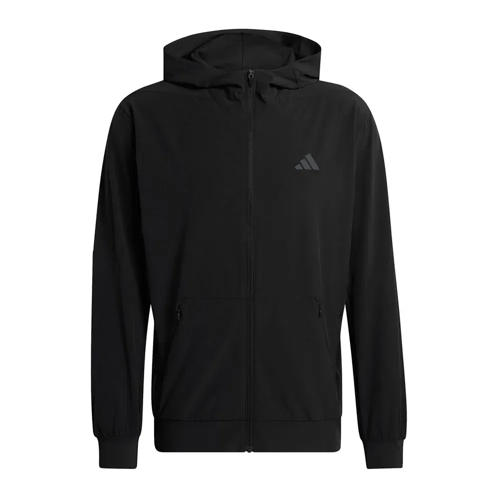 Мужское худи с длинной молнией D4T Workout Adidas, Black
