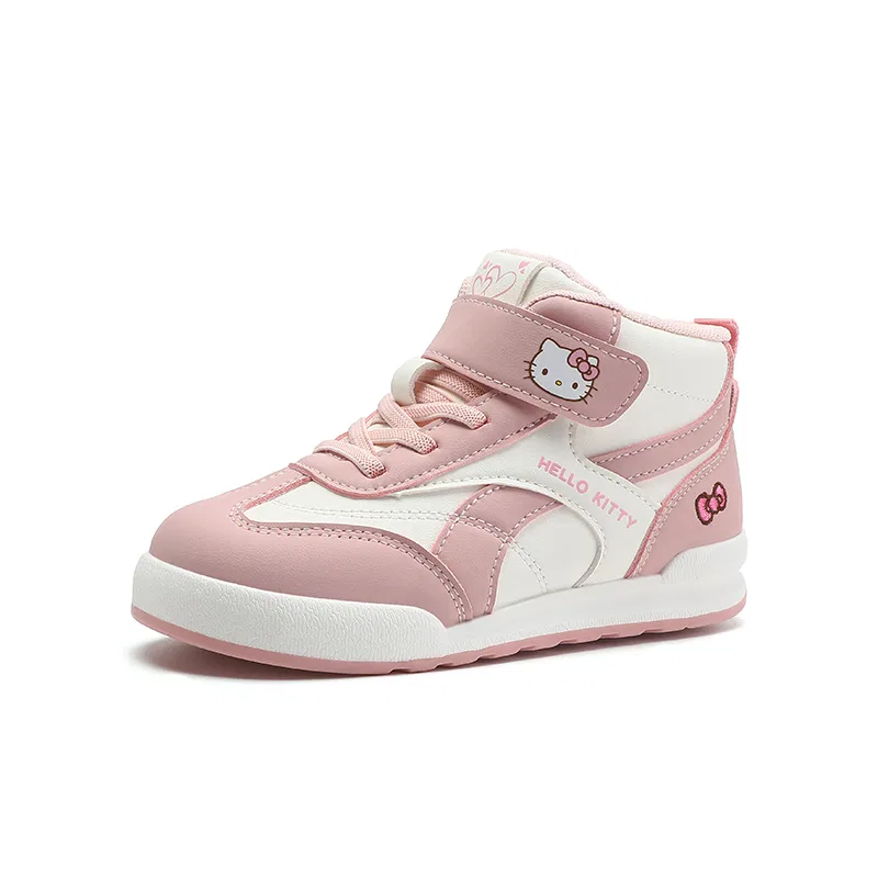 Детские кроссовки для скейтбординга с принтом Hello Kitty Sanrio, Pink/Beige-Hello Kitty — фото 3