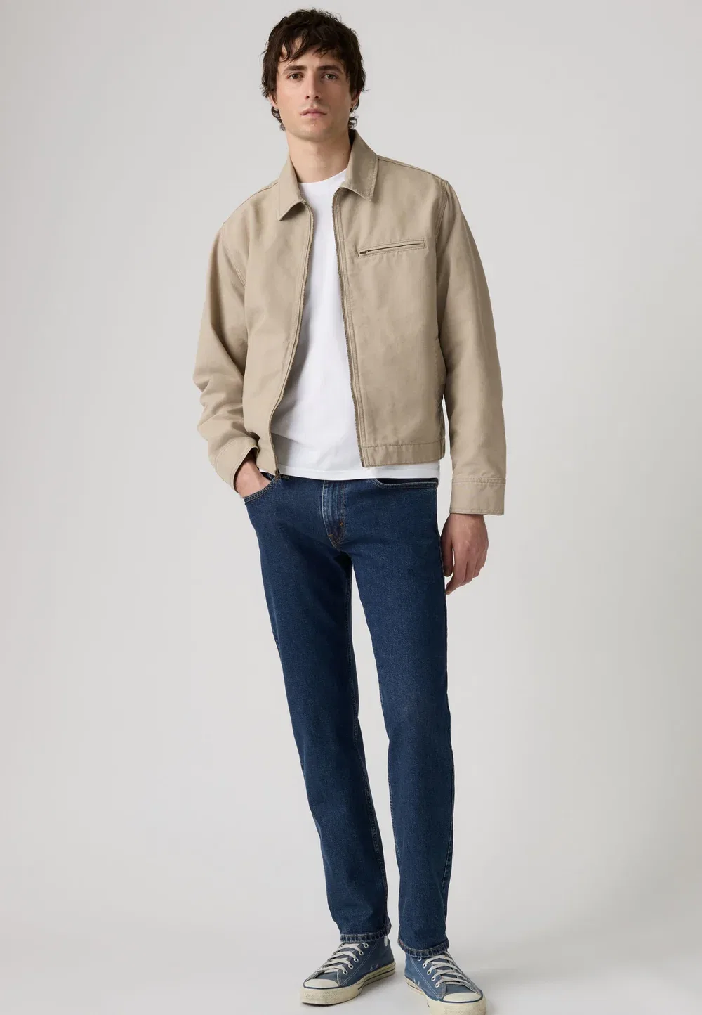 502 зауженный крой - джинсы зауженного силуэта Levi'S, Blue — фото 2