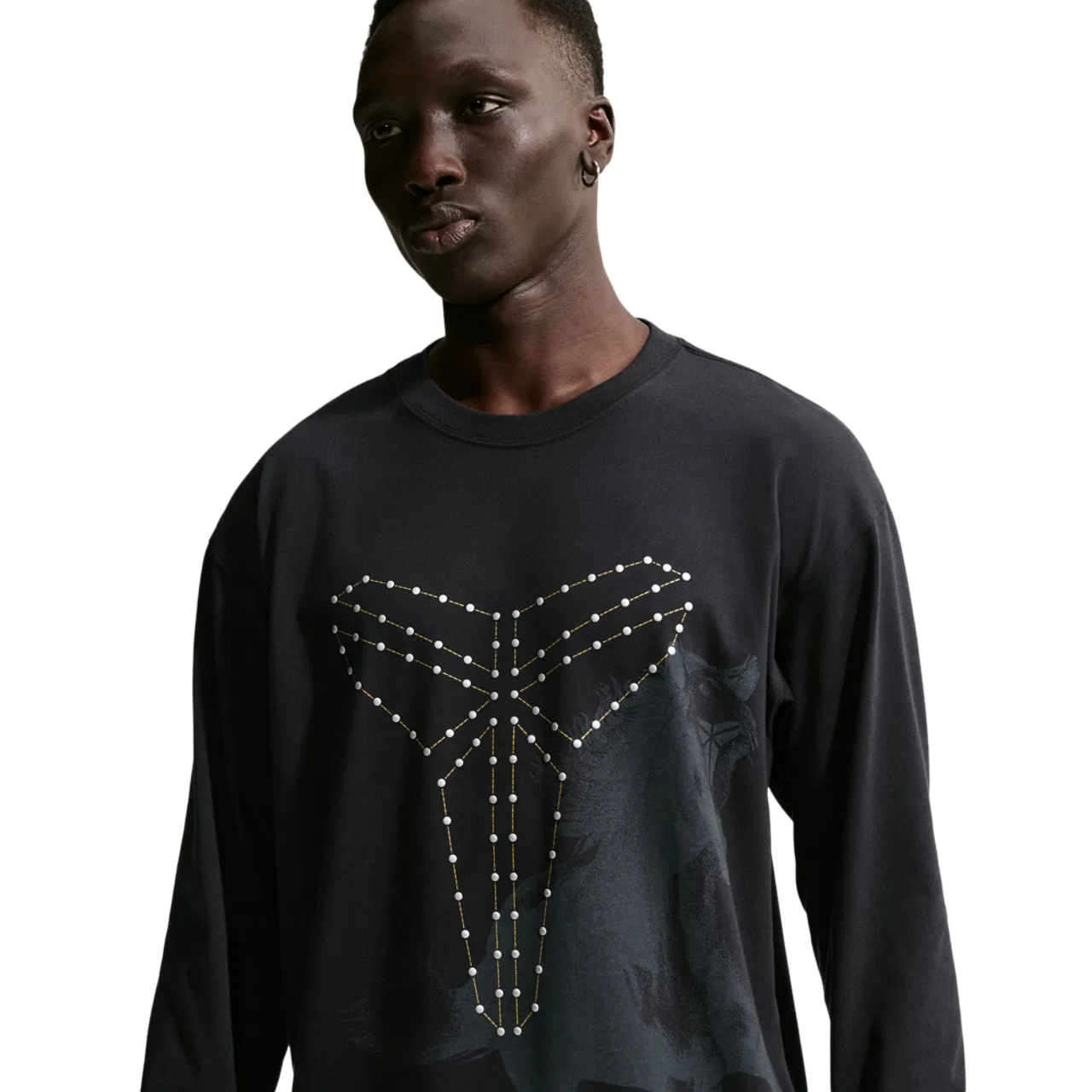 Мужская футболка с длинным рукавом Kobe Dri-FIT M90 Nike, черный