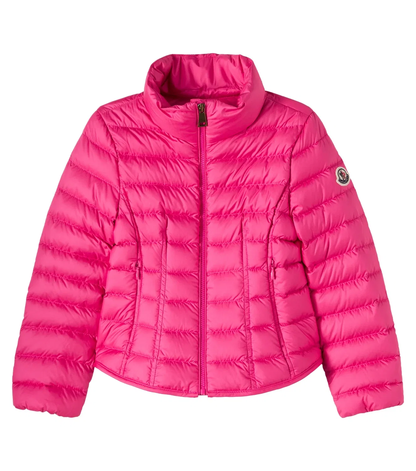 Легкая куртка с молнией Kaia Moncler Enfant, розовый