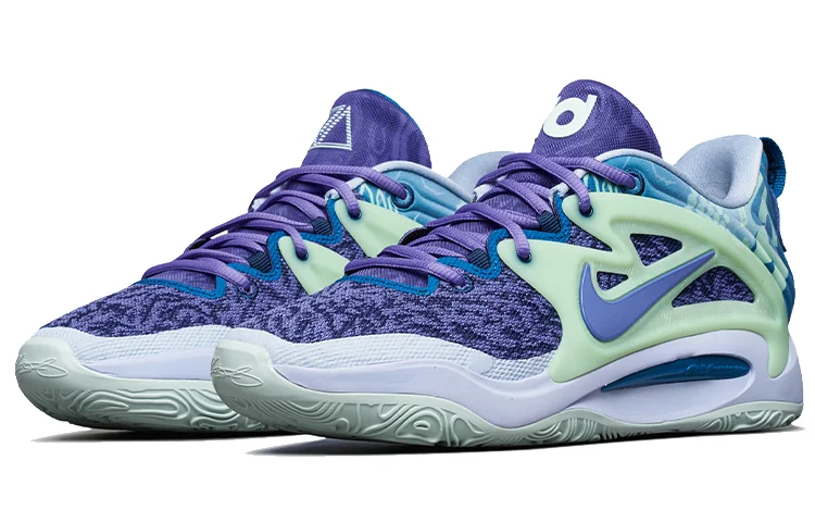 Кроссовки Nike KD 15 EP, фиолетовый/светло-зеленый — фото 3