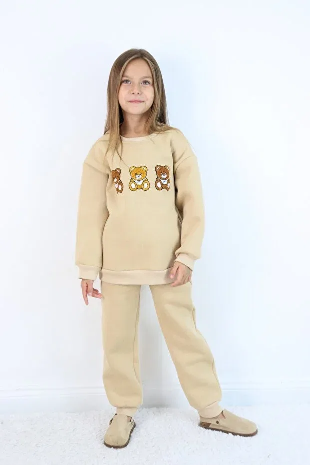 Детский комплект для мальчика с вышивкой Harika Kids, Ecru