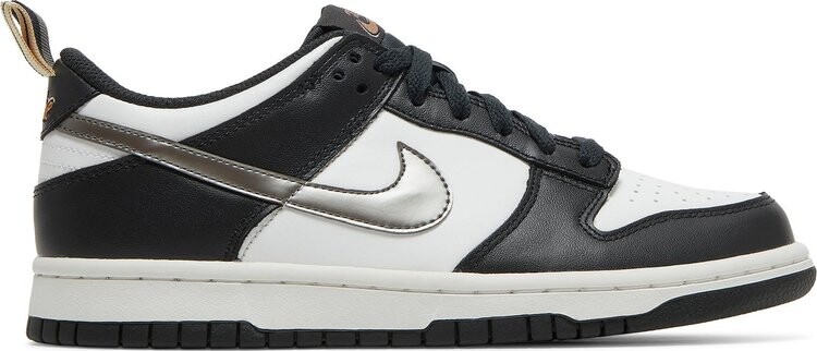 

Кроссовки Nike Dunk Low GS 'Off Noir Metallic Pewter', белый