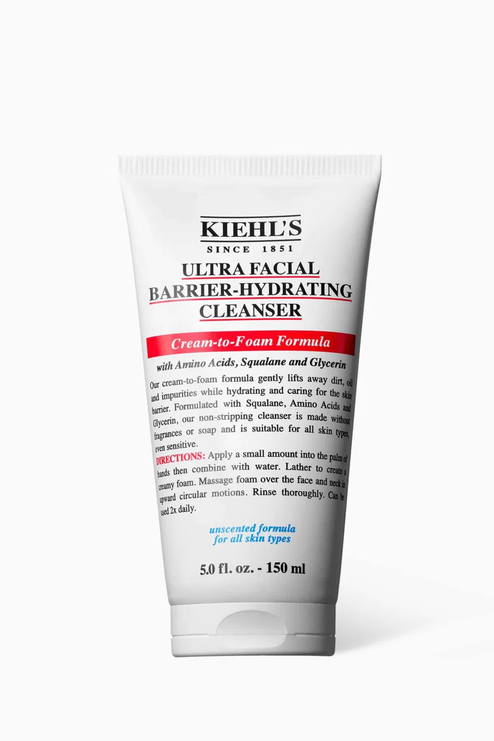 Очищающее средство для лица увлажняющее Kiehl's Ultra Facial Barrier-Hydrating Cleanser
