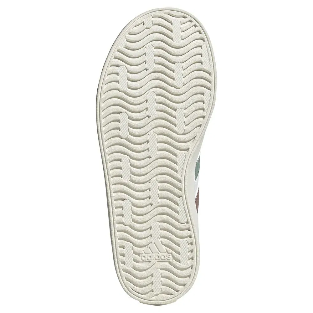 Детские кроссовки для девочек с липучкой VL Court 3.0 Adidas, White — фото 2