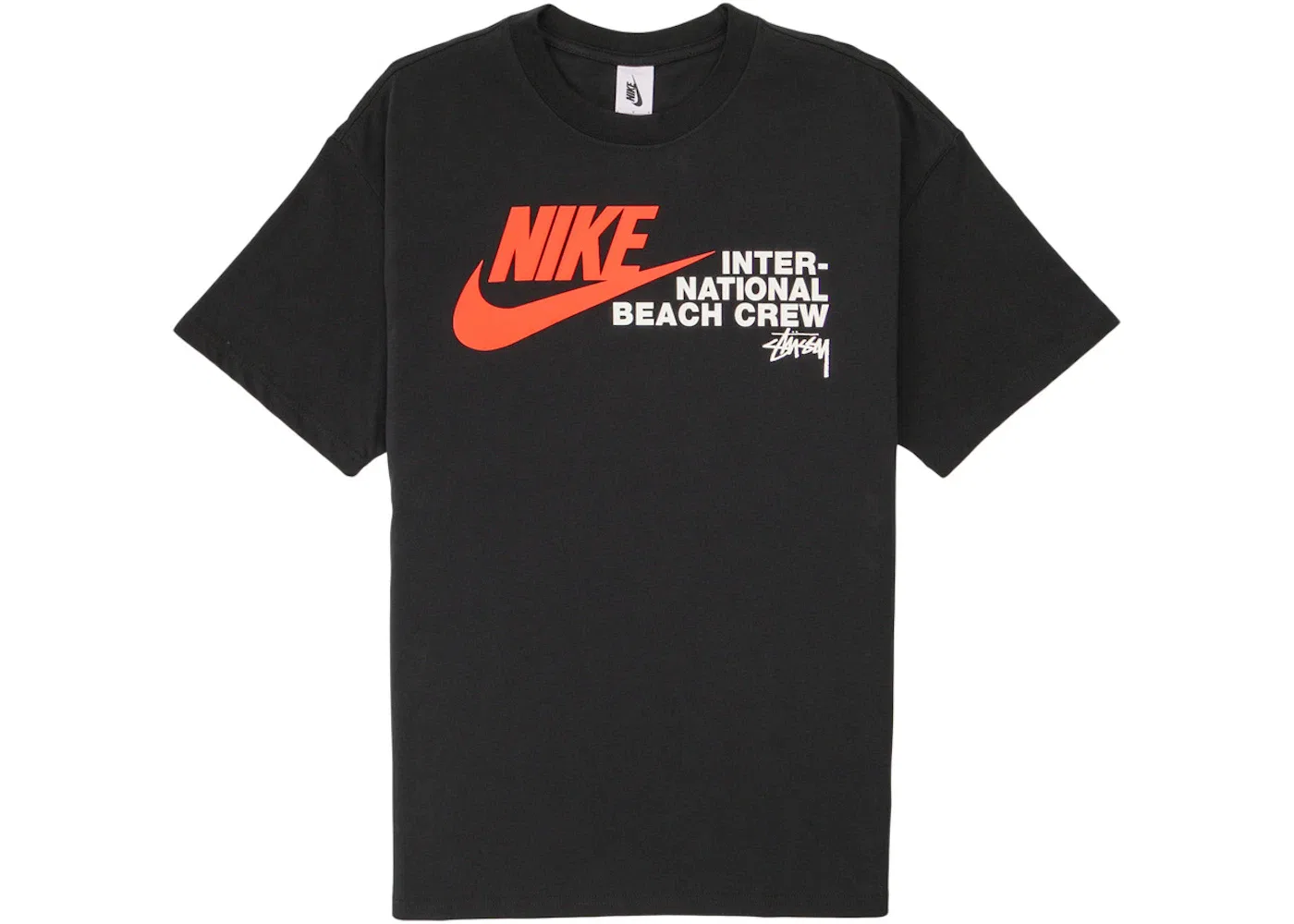 Мужская футболка с принтом International Beach Crew Nike, Black