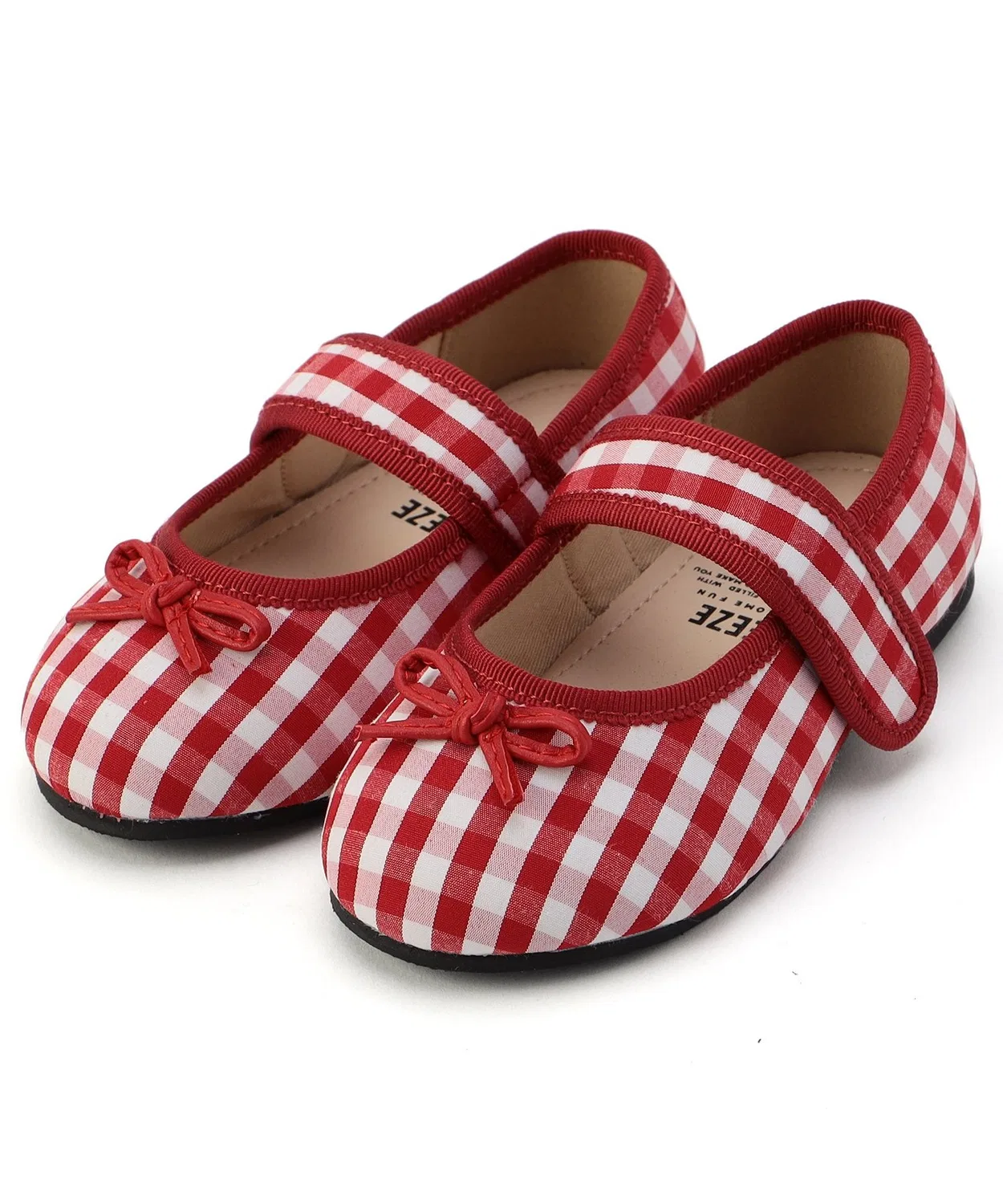 Детские туфли-лодочки из велюра в клетку с ремешком BREEZE, Navy — фото 4