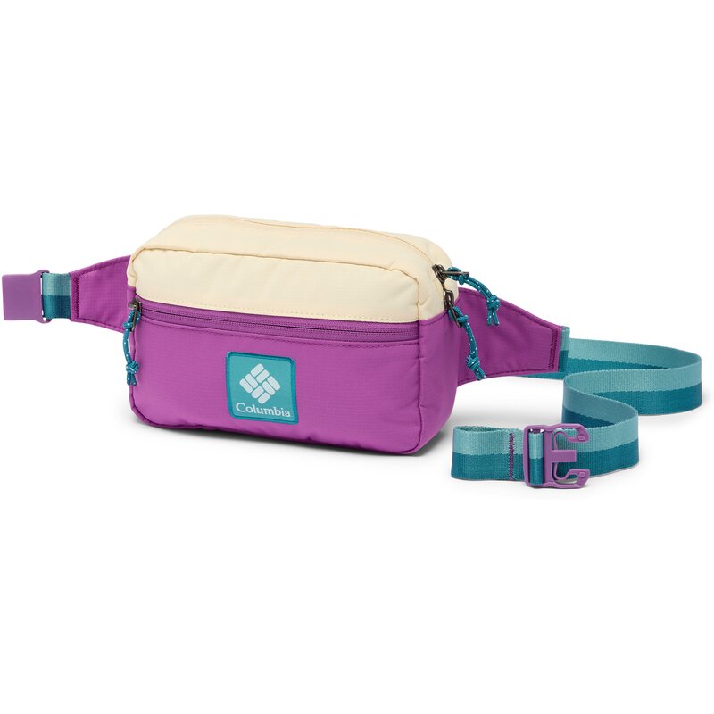 

Поясная сумка для походов Columbia, цвет lemon wash, razzle, river blue