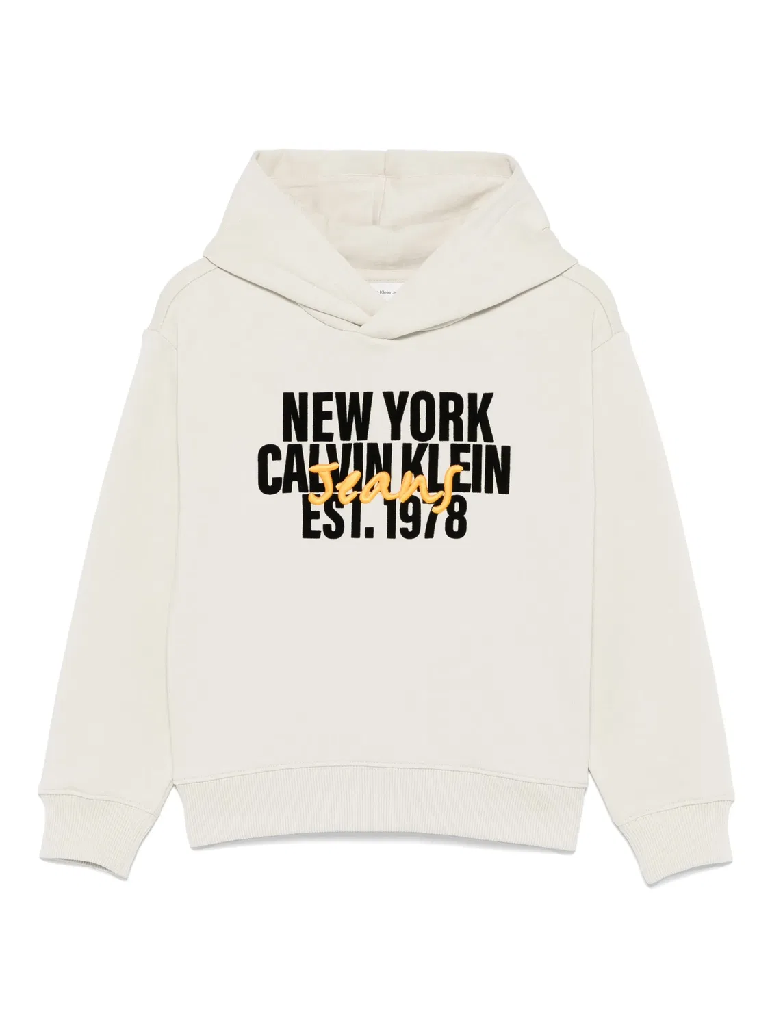 Толстовка с логотипом Calvin Klein, нейтральный