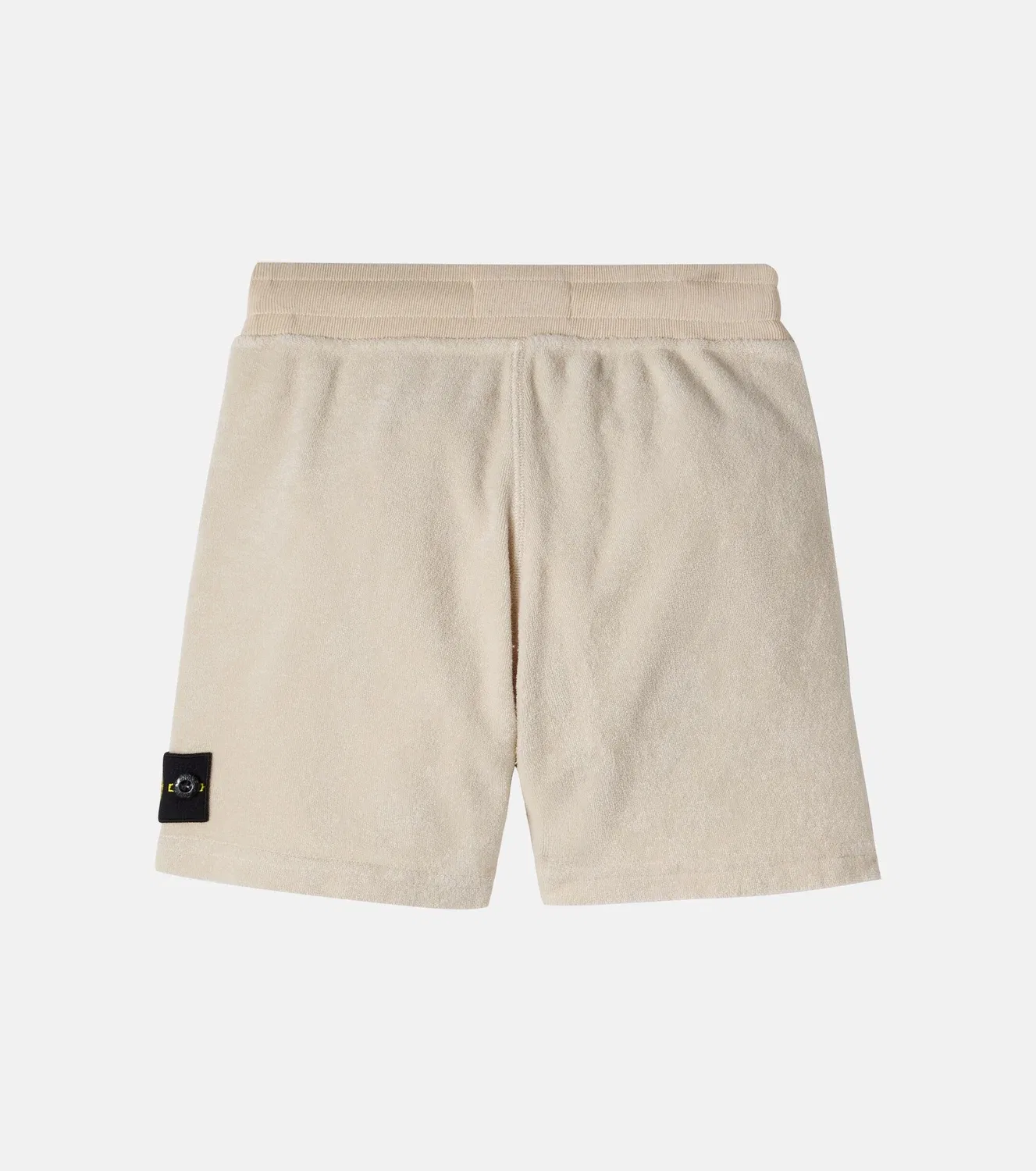 Шорты хлопковые с принтом Compass Stone Island Junior, бежевый — фото 2