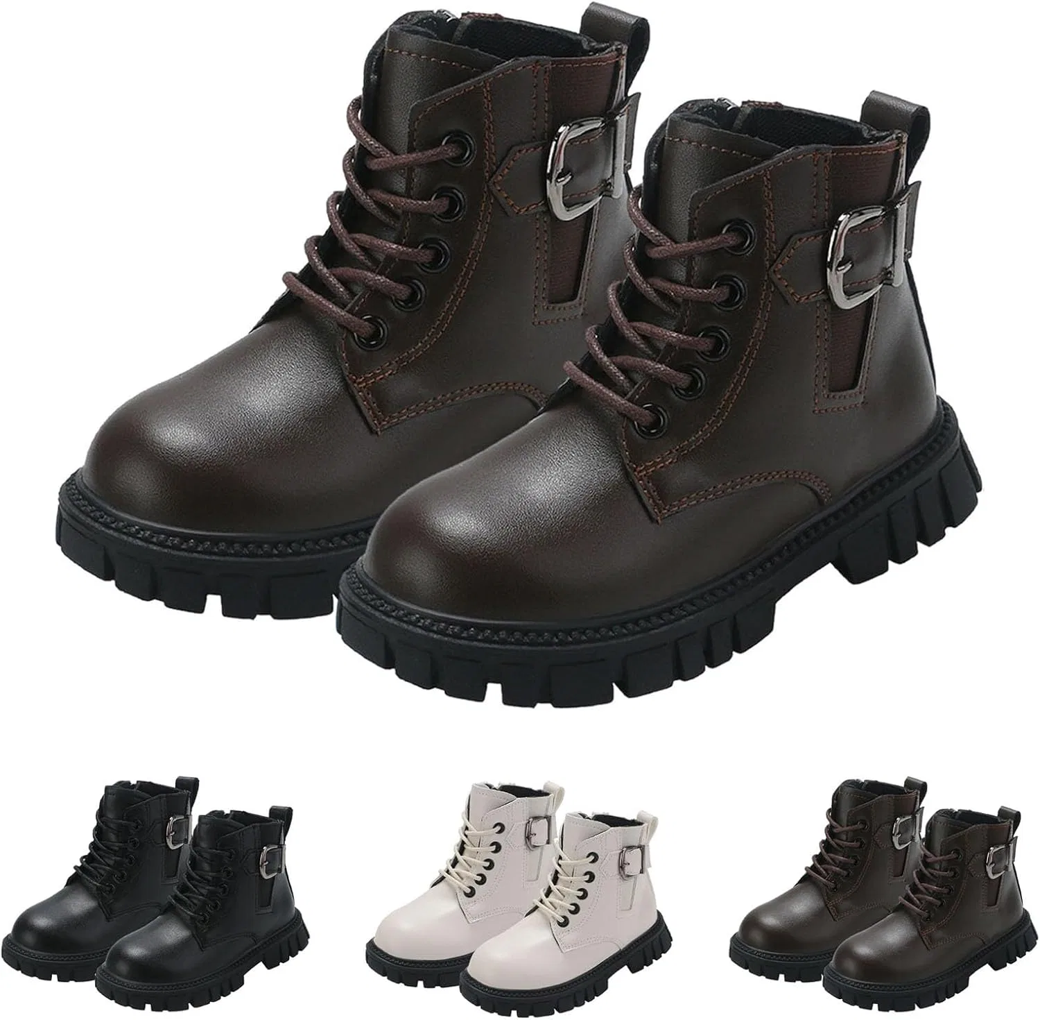 Детские ботинки для девочек и мальчиков с принтом SHOPESSA, Black