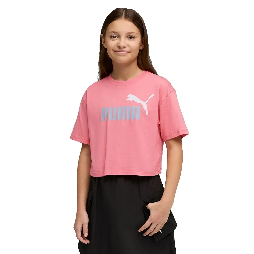 Футболка с коротким рукавом Ess 2 Color Nº1 Lo Puma, розовый — фото 3