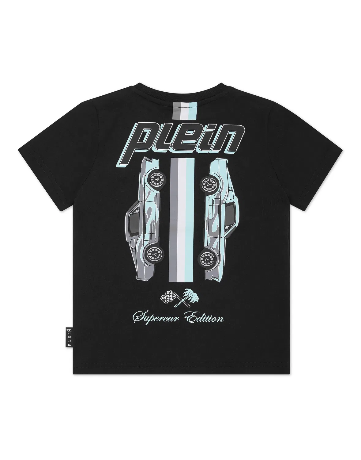 Детская футболка для мальчиков с принтом Smile PHILIPP PLEIN, White — фото 2