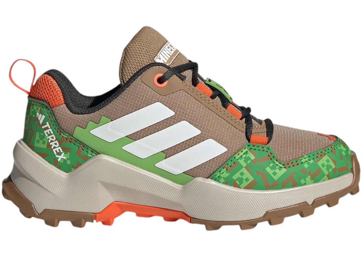Детские кроссовки для трейлраннинга Terrex AX4R Adidas, Cardboard Cloud White Semi Impact Orange