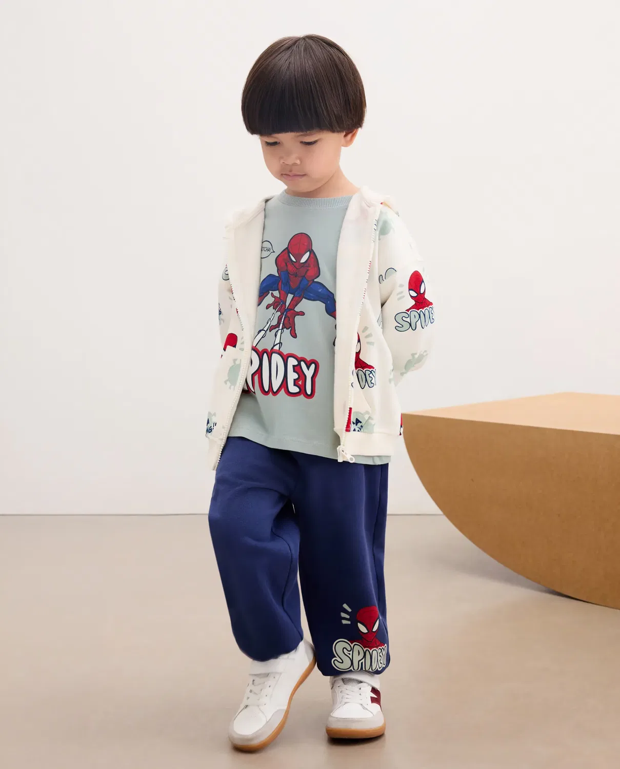 Детский комплект для мальчиков с принтом Spiderman Kids El Corte Inglés, Multicolor — фото 2
