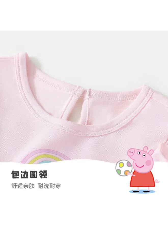 Платье с короткими рукавами Peppa Pig, светло-розовый — фото 4