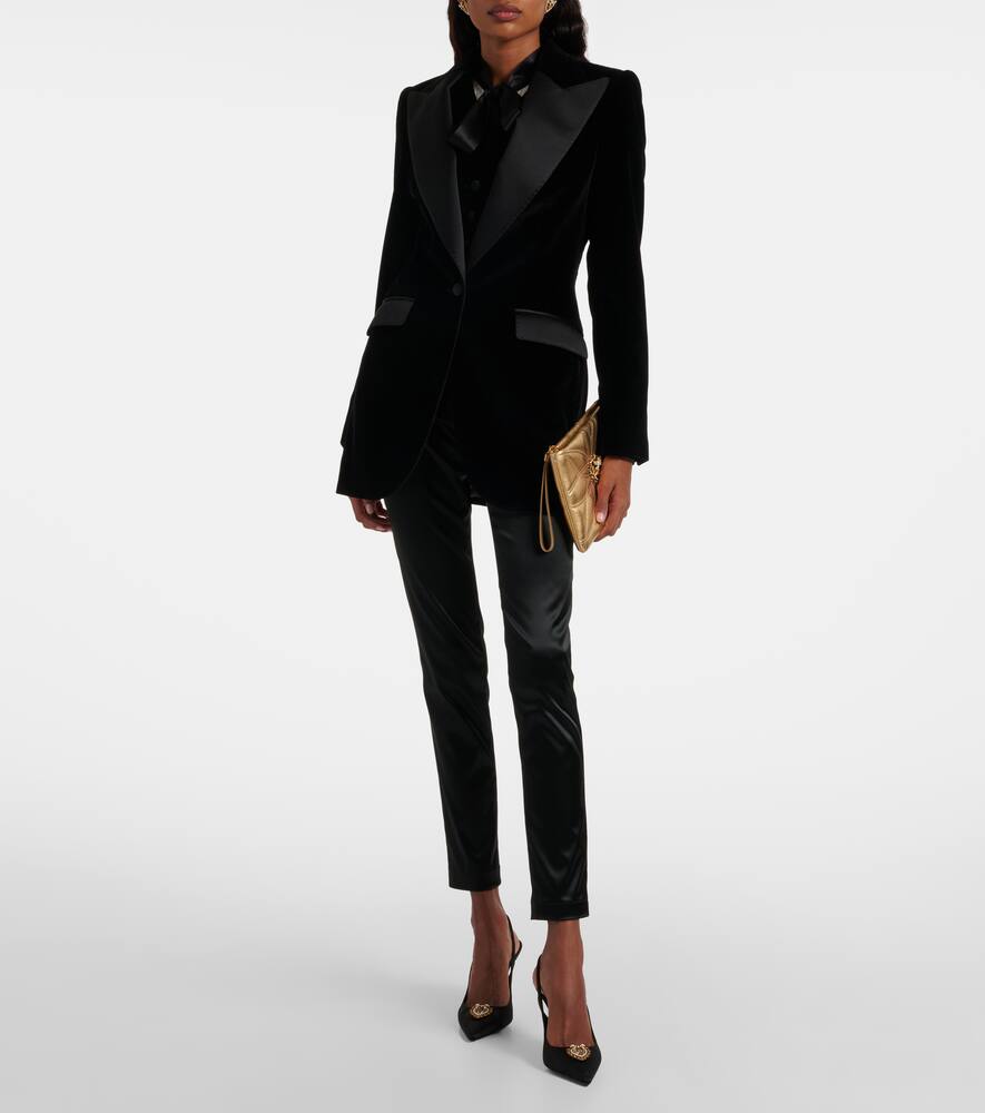 Туфли-лодочки Devotion 90 на тонком каблуке с ремешком Dolce&Gabbana, Black — фото 3