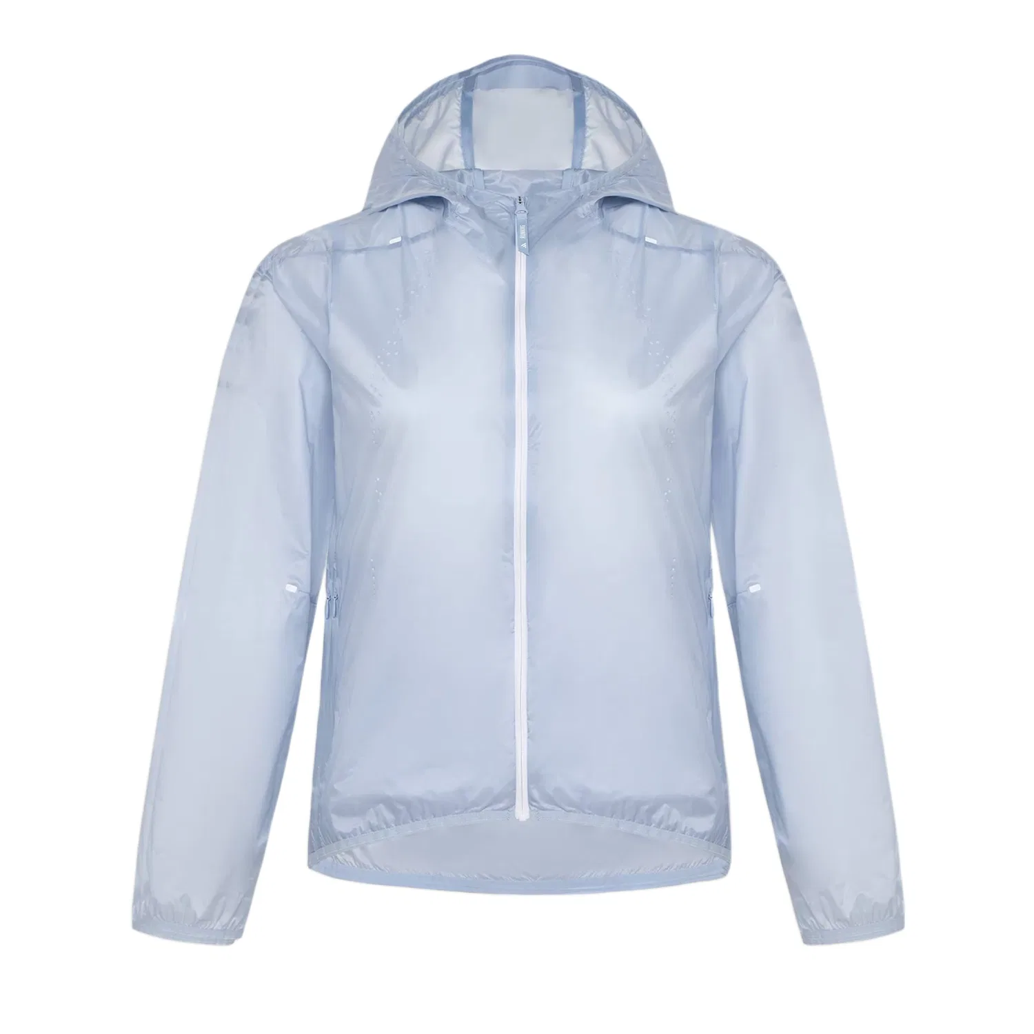 Женское беговое пальто RIM 2 In 1 JKT Adidas, Light Blue/White