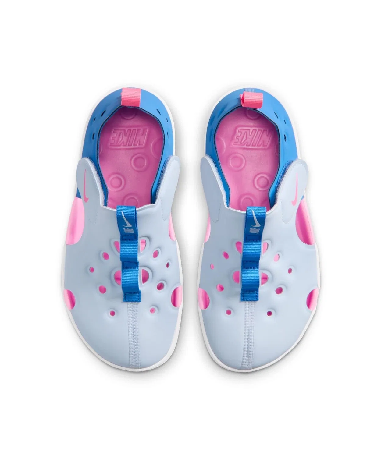 Детские сандалии с закрытым носком Sunray Protect 4 NIKE, Clear Blue — фото 4