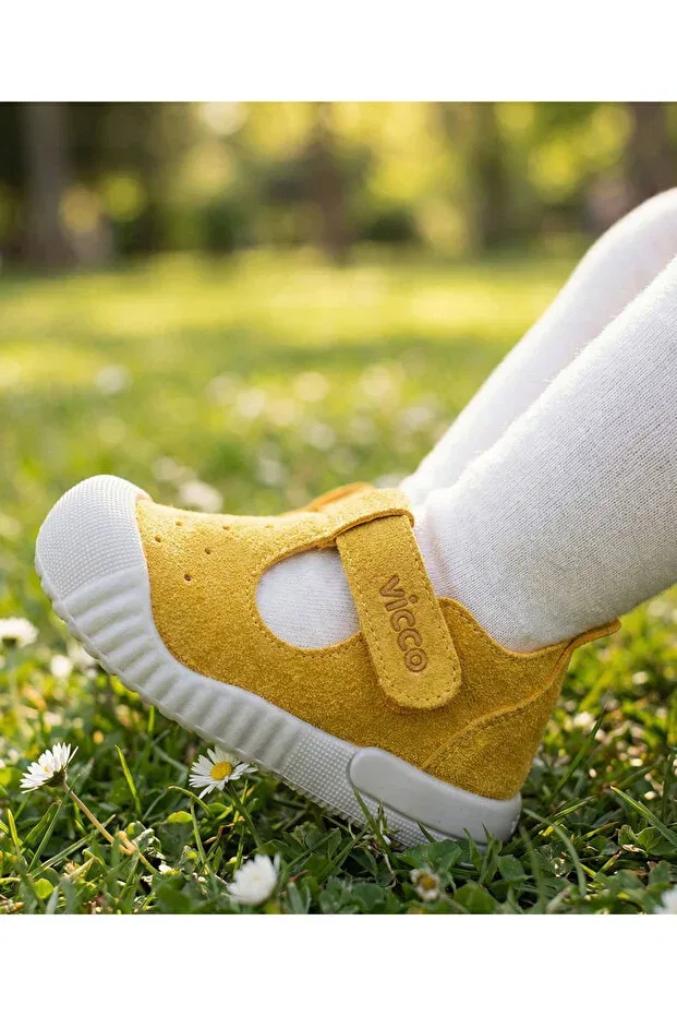 Детские кроссовки для девочек текстильные Loro Yellow Vicco, Yellow