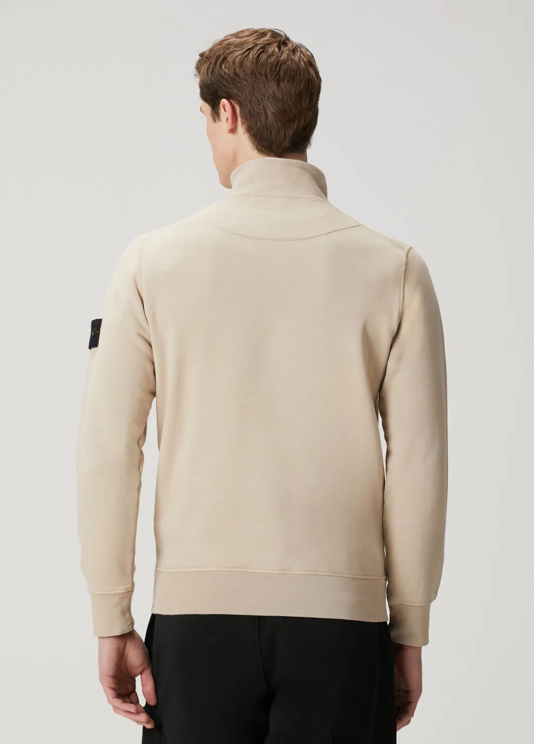 Свитшот Stone Island, бежевый — фото 4