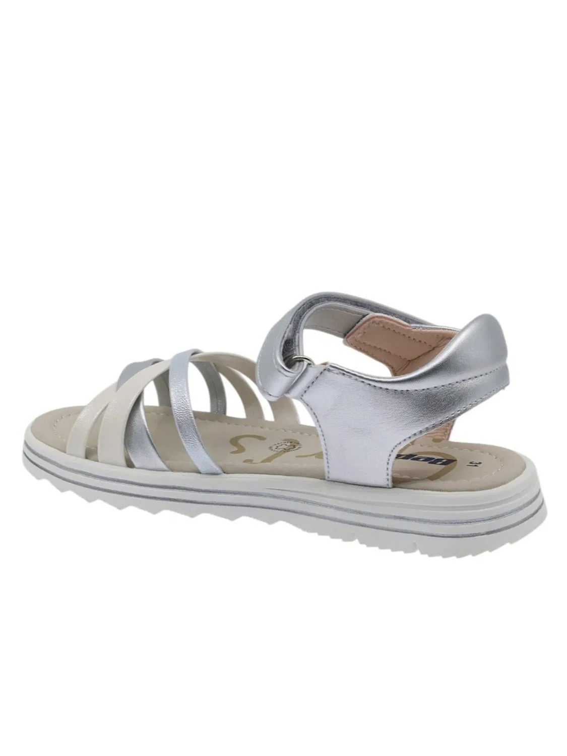Сандалии Beppi Casual Sandal серебристого цвета — фото 3