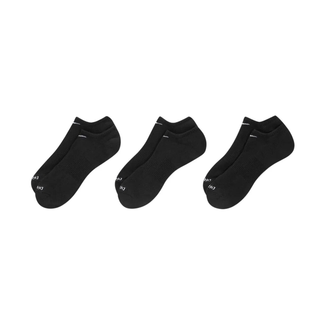 Детские носки с усиленной пяткой и мыском Nike Everyday Plus Cushioned, 3er-Pack, Schwarz — фото 3