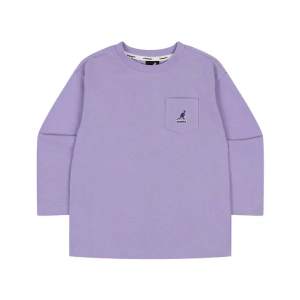 Футболка с логотипом Pocket Club, RC 0004 Kangol Kids, лавандовый