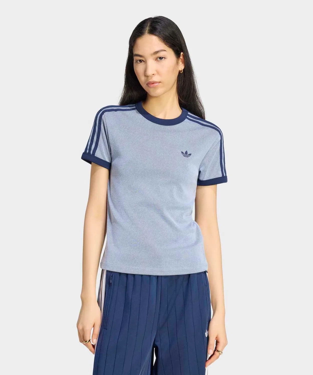 Женская футболка с длинным рукавомHeather 3S Kali Adidas, Blue