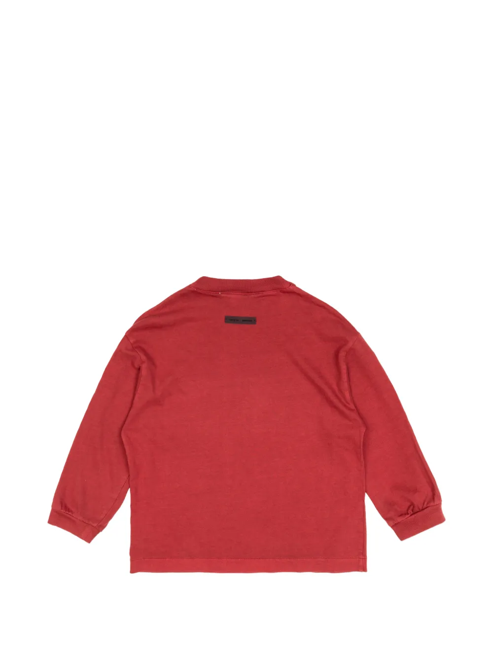 Футболка с длинными рукавами и логотипом FEAR OF GOD ESSENTIALS KIDS, красный — фото 2