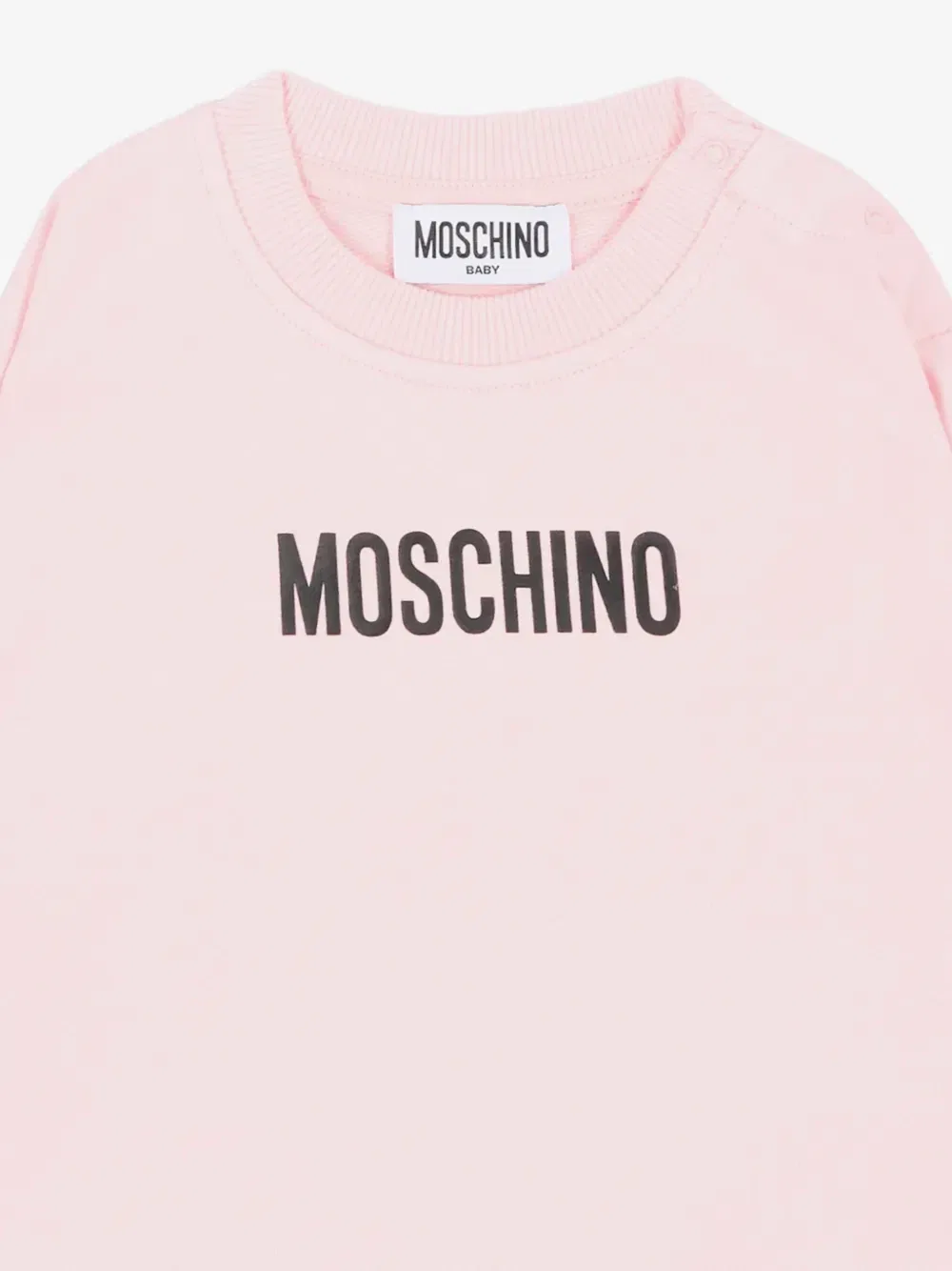 Толстовка с логотипом Moschino Kids, розовый — фото 3