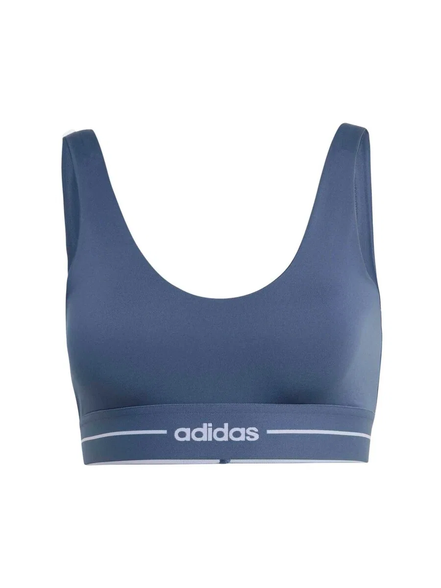 Спортивный бюстгальтер-бралетт ADIDAS PERFORMANCE 'HYG' в цветах опал и пастельно-голубой