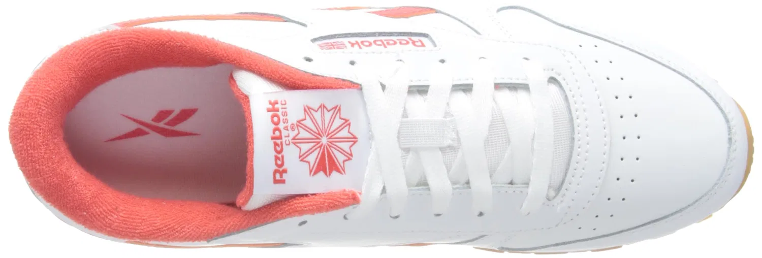 Детские кеды для мальчиков кожаные Classic Leather Reebok, Cherry Ftwwht Rbkg07 — фото 3